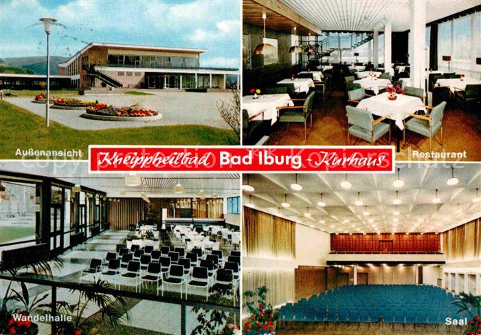 Bad Iburg Kurhaus Kneippheilbad Wandelhalle Saal Restaurant