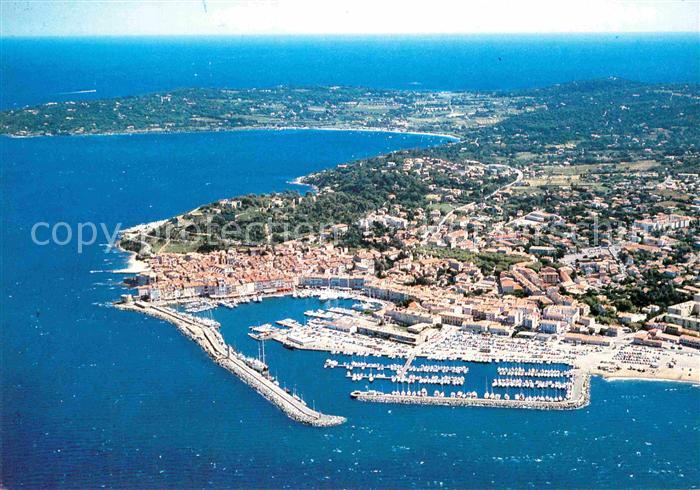 Saint Tropez Var Ses plages et le port vue aerienne