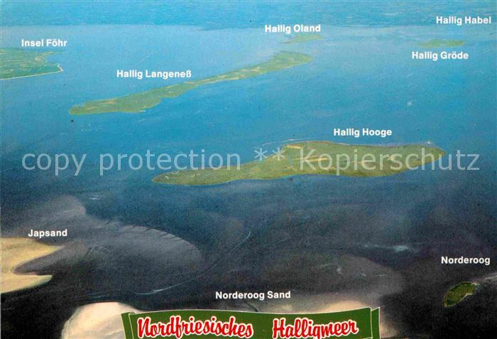 Nordfriesland Nordfriesisches Halligmeer Halligen Inseln Fliegeraufnahme