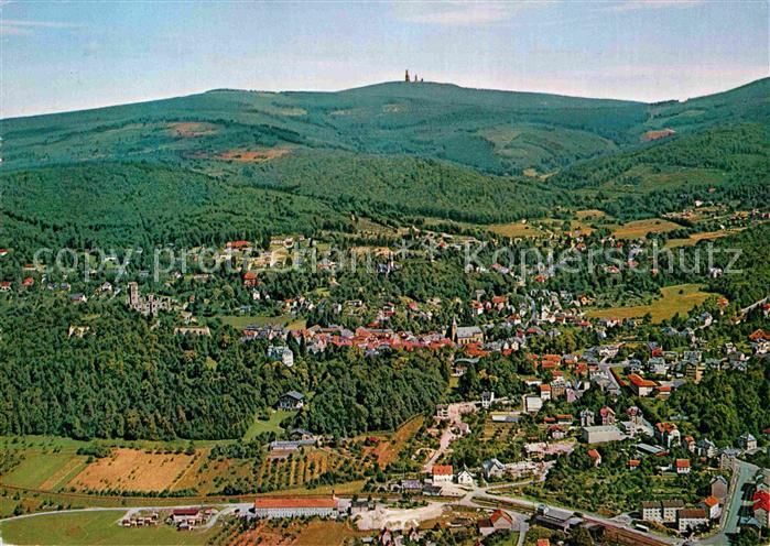 Koenigstein Taunus Heilklimatischer Kurort Fliegeraufnahme