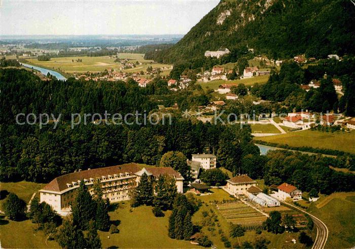 Marquartstein Kneippsanatorium Chiemgau Fliegeraufnahme