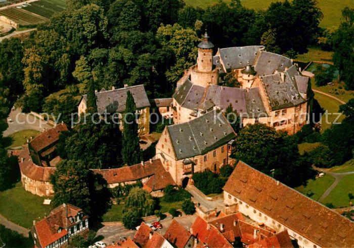 Buedingen Hessen Schloss Luftkurort Fliegeraufnahme