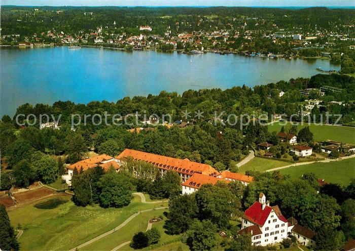 Kempfenhausen Starnberg Marianne Strauss Klinik Starnberger See Fliegeraufnahme