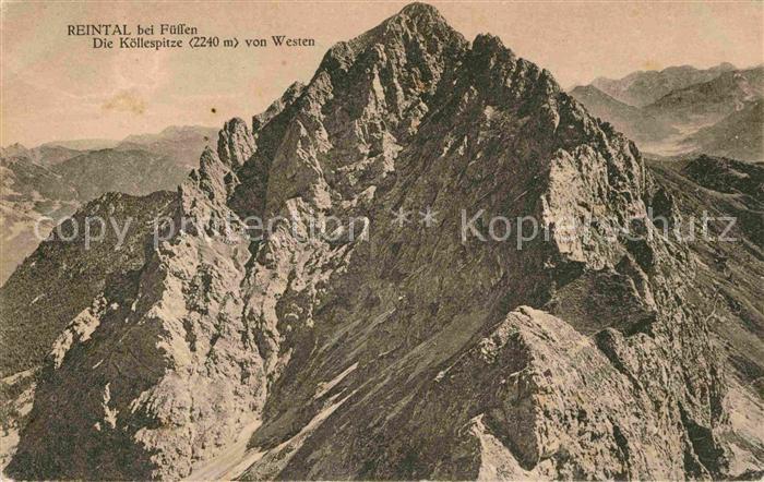 Fuessen Allgaeu Reintal Koellerspitze
