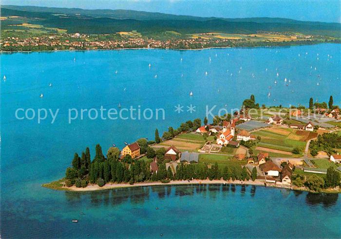 Insel Reichenau Niederzell Fliegeraufnahme