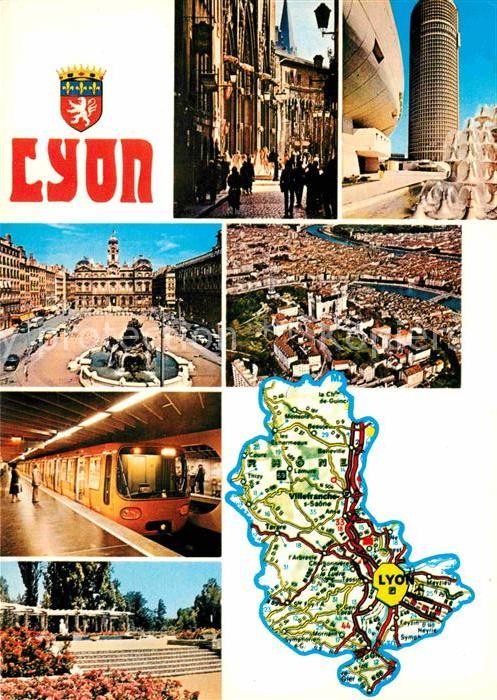 Lyon France Teilansichten