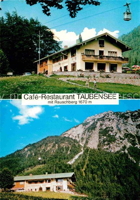 Ruhpolding Bayern Cafe Taubensee