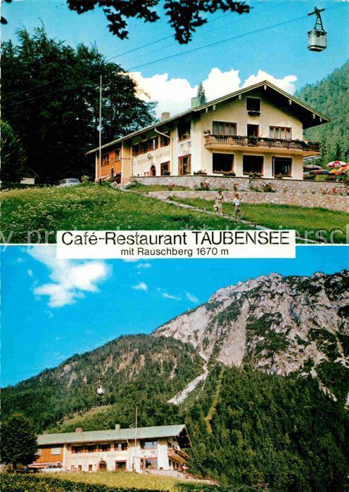 Ruhpolding Bayern Cafe Taubensee