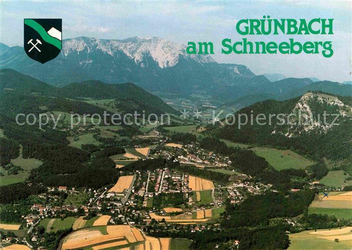 Gruenbach Schneeberg Fliegeraufnahme