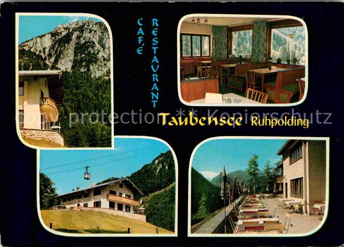Ruhpolding Bayern Cafe Taubensee