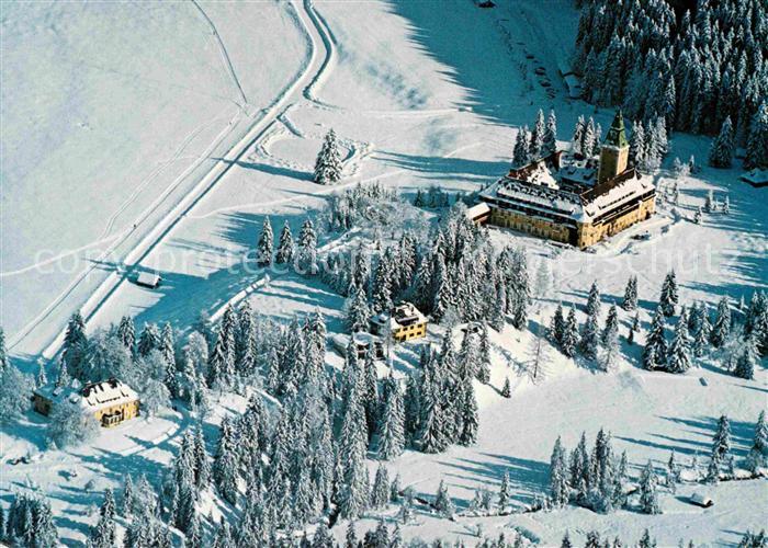 Elmau Fliegeraufnahme Schloss