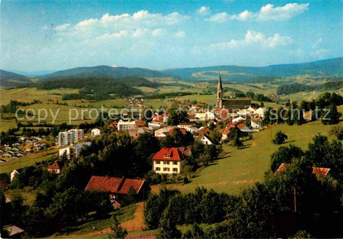 Waldkirchen Niederbayern Teilansicht Kirche