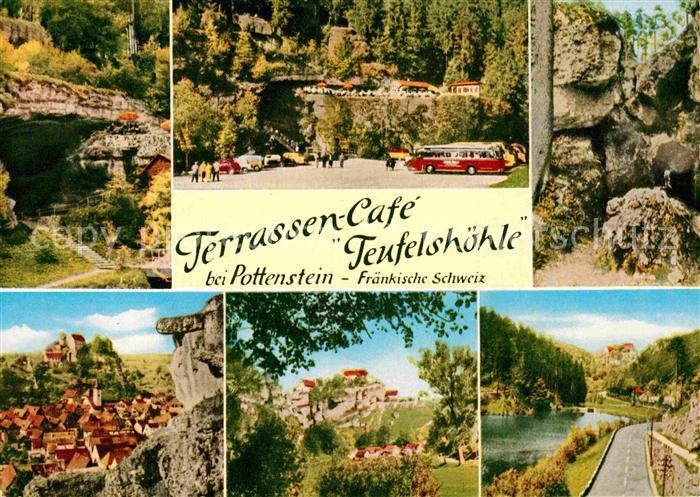 Pottenstein Oberfranken TerrassenCafe Teufelshoehe