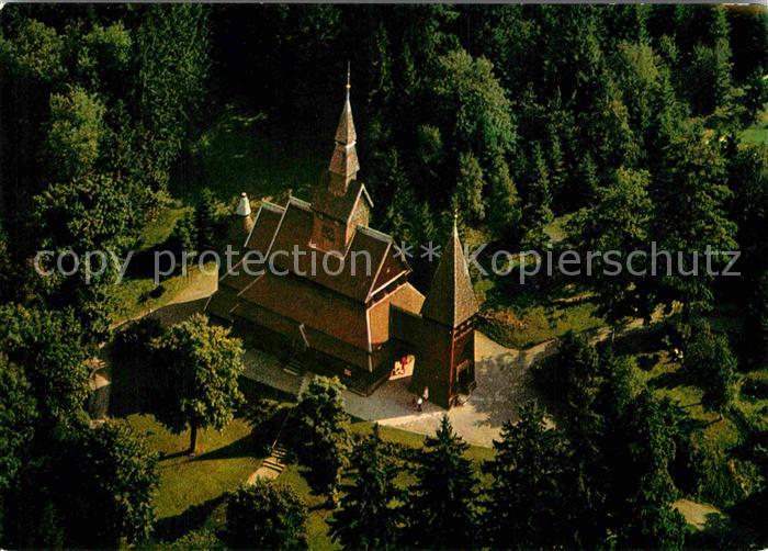 Hahnenklee-Bockswiese Harz Fliegeraufnahme Nordische Stabkirche