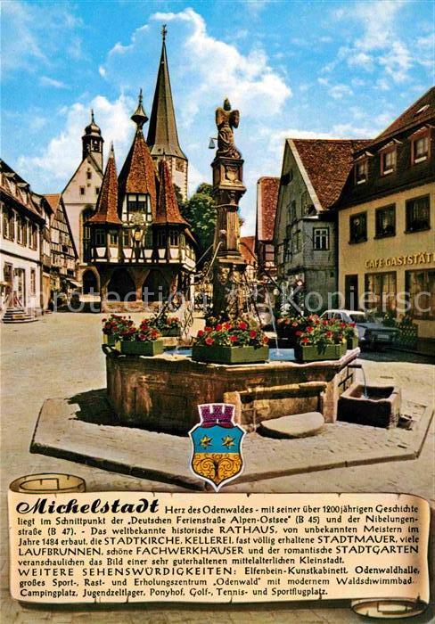 Michelstadt Marktplatz Brunnen