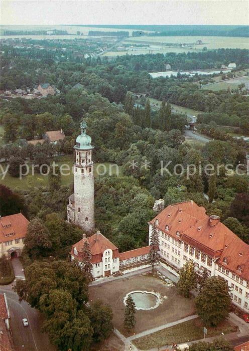 Arnstadt Ilm Fliegeraufnahme Schlossruine NeideckNeues Palais