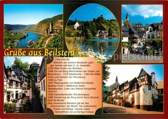 Beilstein Mosel Mosel Altstadt Teilansicht