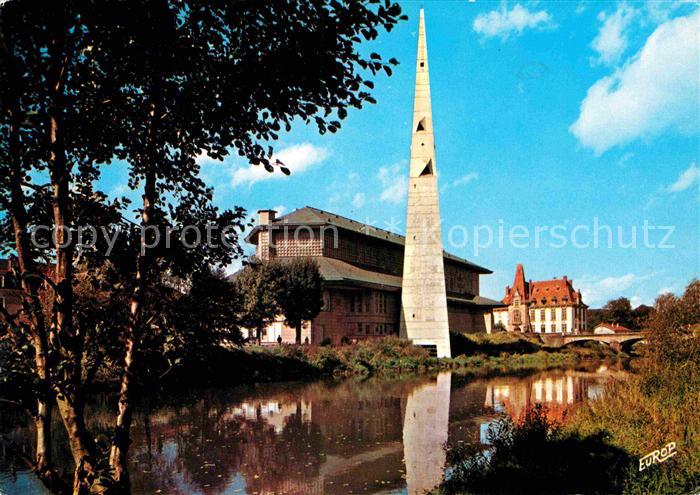 Baccarat Kirche Saint Rémy et la Mairie