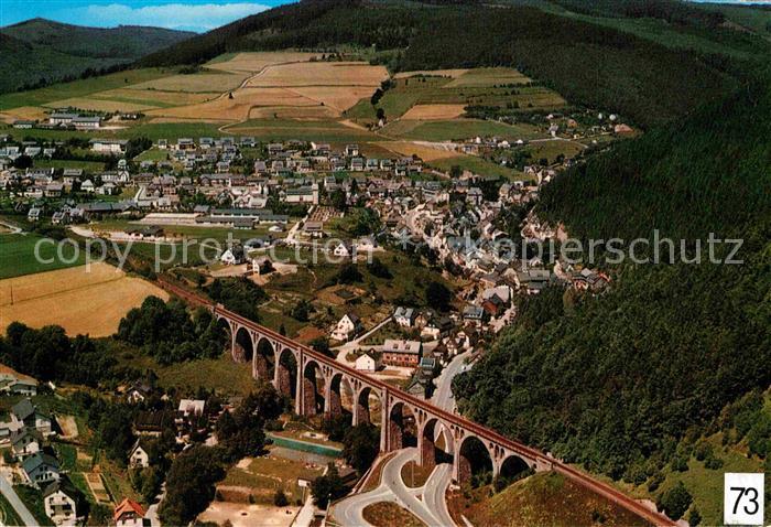 Willingen Sauerland Fliegeraufnahme Viadukt