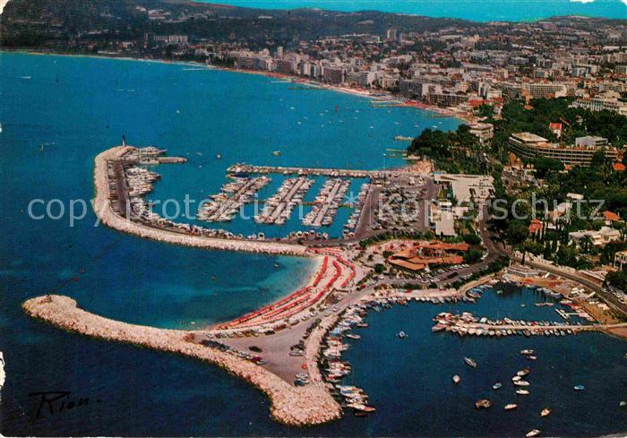 Antibes Alpes Maritimes Fliegeraufnahme Hafen