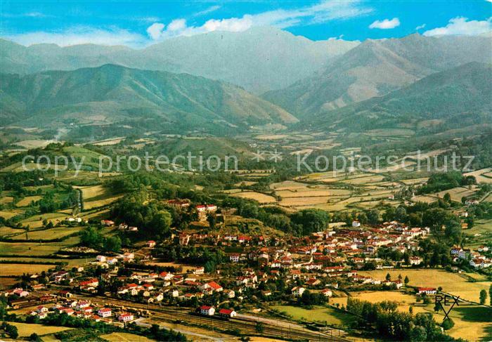 Saint-Jean-Pied-de-Port Fliegeraufnahme
