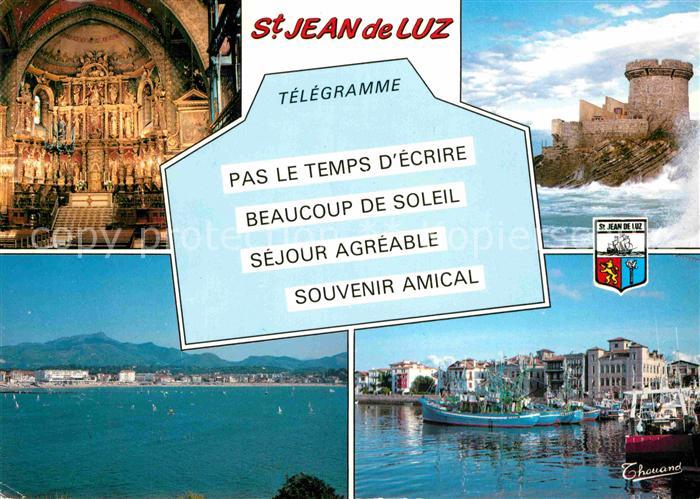Saint-Jean-de-Luz Hafen Kircheninneres Burg
