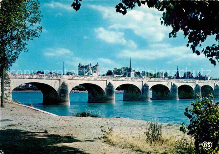 Saumur Bruecke Schloss