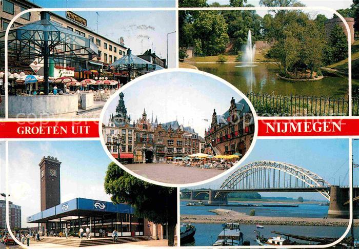 Nijmegen Stadtpark Bruecke Marktplatz Bahnhof