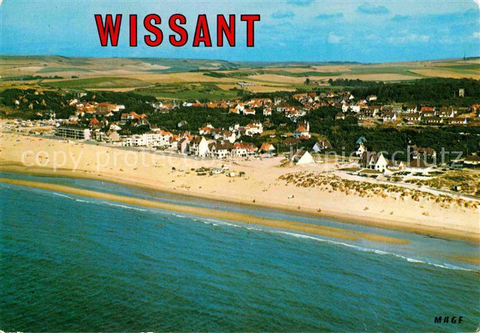 Wissant Pas de Calais Fliegeraufnahme Strand