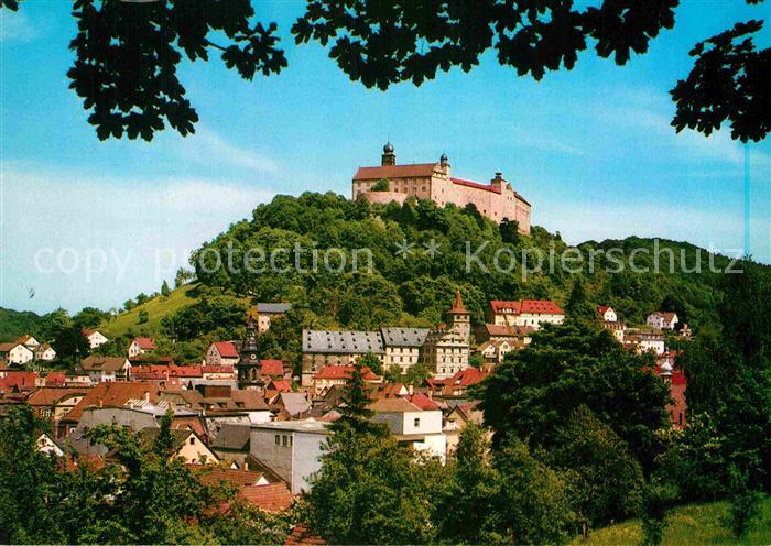 Kulmbach Bayern mit Plassenburg