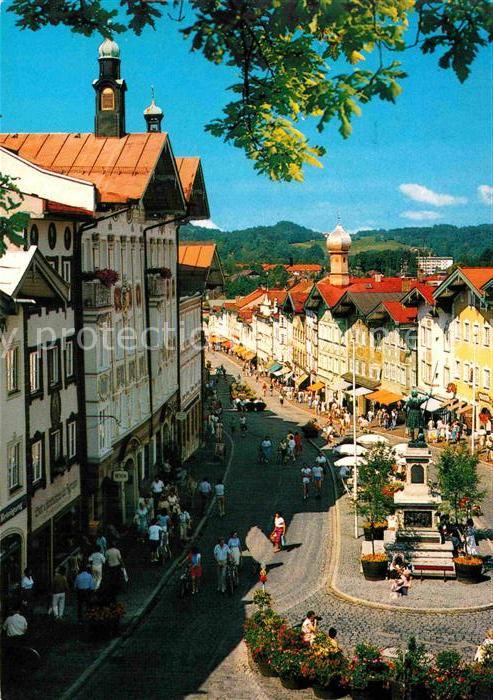 Bad Toelz Altstadt mit Marktstrasse