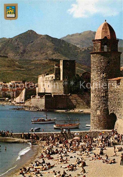 Collioure Strand Schlo