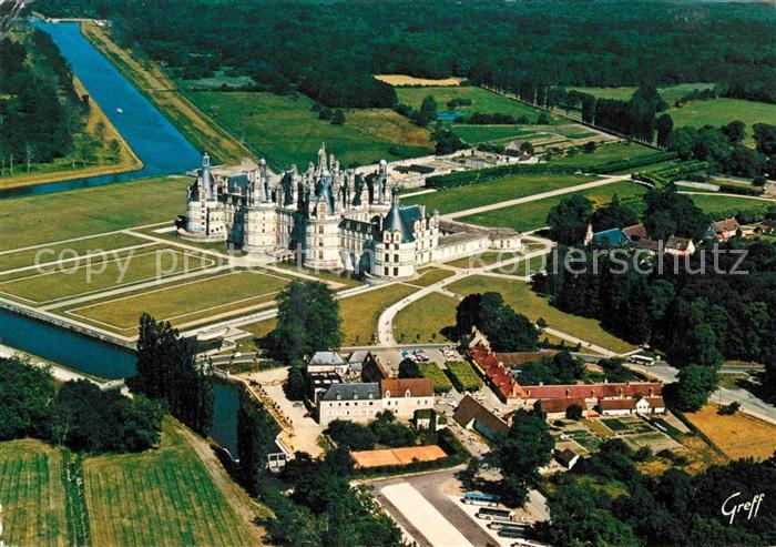 Chambord Blois Fliegeraufnahme Chateau