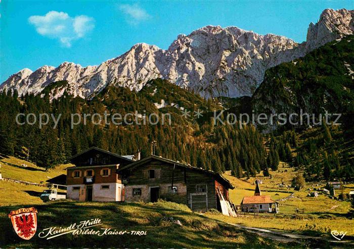 Kufstein Tirol Kaindl-Huette mit Kaiserlift erreichbar