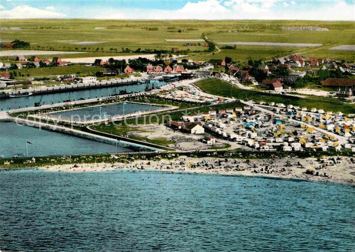 Bensersiel Fliegeraufnahme mti Camping