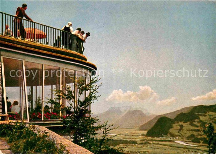 Achensee Kanzelkehre der neuen Achenseestrasse Rasthaus
