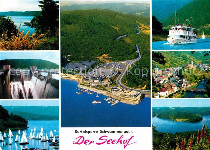 Rurtalsperre Fliegeraufnahme Der Seehof Restaurant