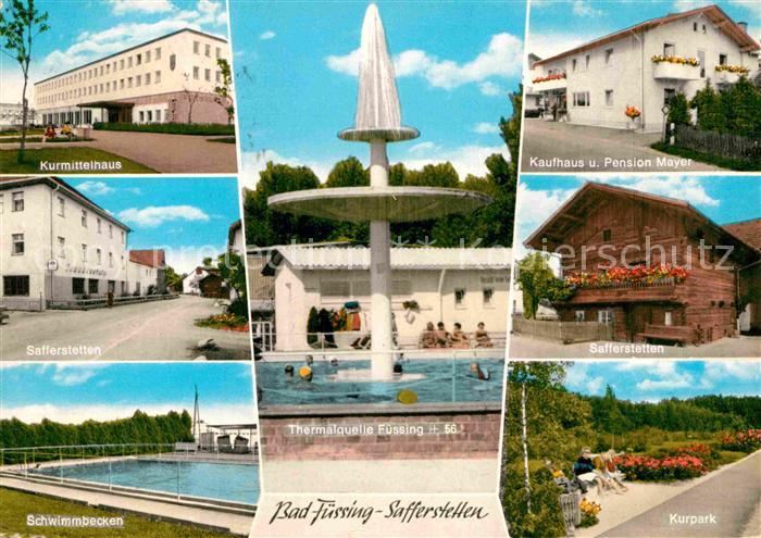 Bad Fuessing Safferstetten Thermalquelle Pension Mayer Kurpark Schwimmbad