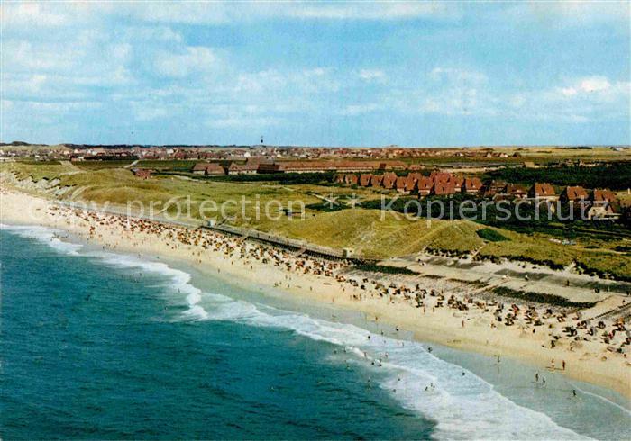 Wenningstedt Sylt Fliegeraufnahme mit Strand