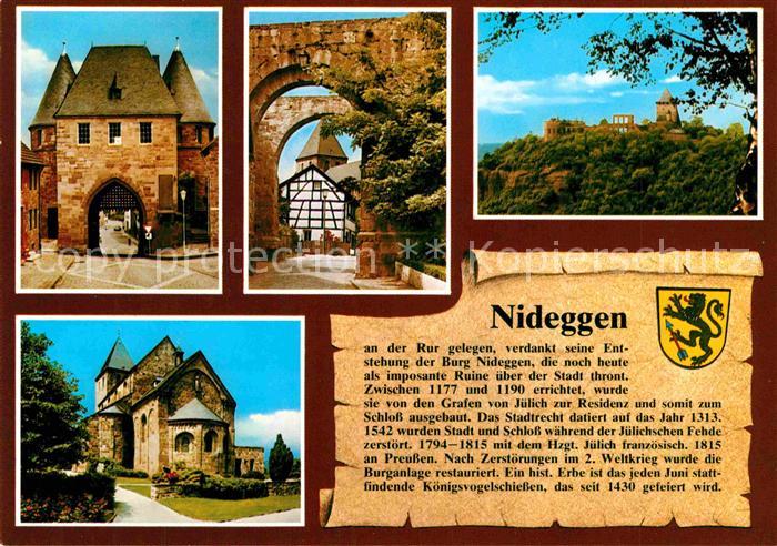 Nideggen Eifel Duerener Tor Nixtor Marktplatz Burg