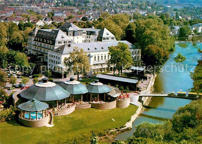 Bad Kreuznach Fliegeraufnahme Crucenia Kurthermen Steigenberger Hotel Kurhaus