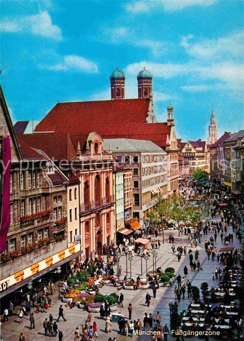 Muenchen Bayern Fussgaengerzone