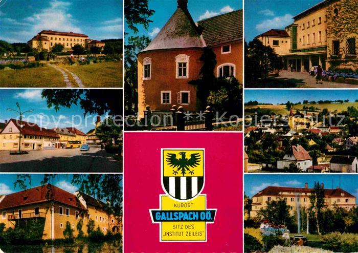 Gallspach Kurpark Schlosseingang Marktplatz Hotel Bayrischer Hof