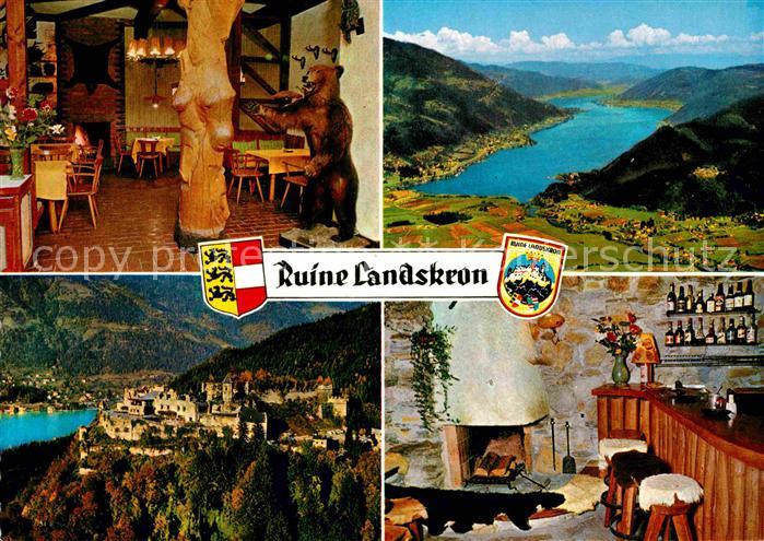 Ruine Landskron Bärenstüberl Ossiacher See Burgbar