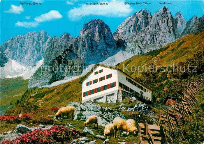 Gruttenhuette mit Wildem Kaiser