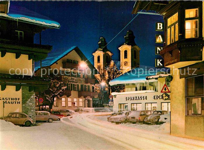St Johann Tirol Hauptplatz im Winter