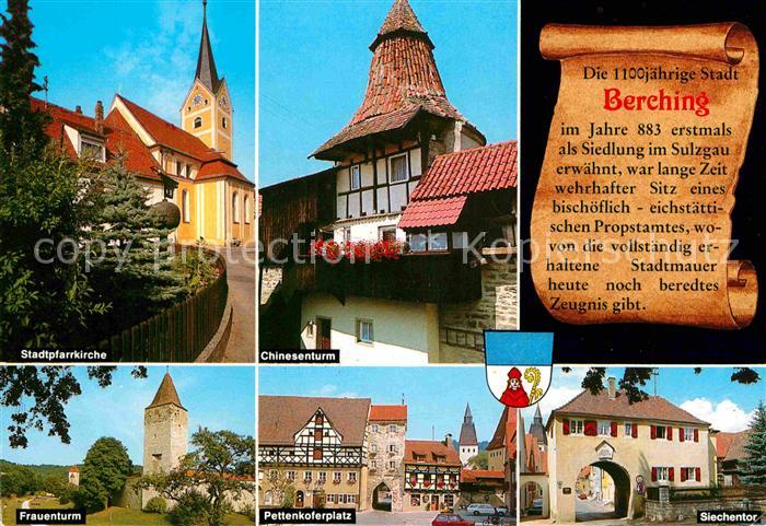 Berching Chinesenturm Pettenkoferplatz Siechentor Frauenturm