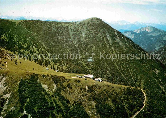 Kreuth Tegernsee Fliegeraufnahme Berggaststaette Hirschberghaus