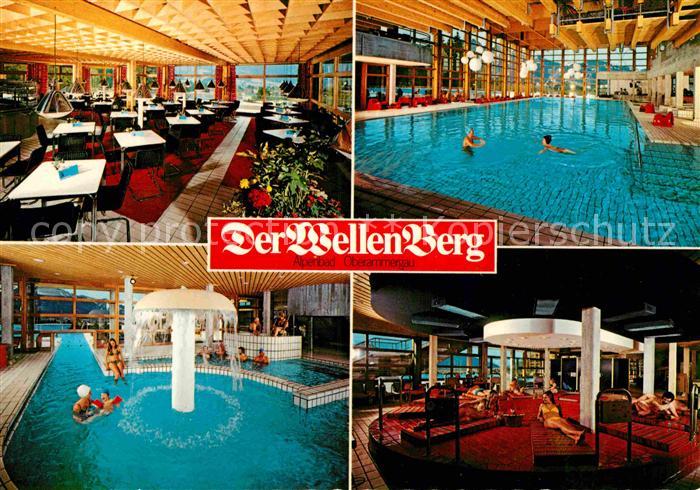 OBERAMMERGAU Bayern Der Wellenberg Schwimmbad Restaurant