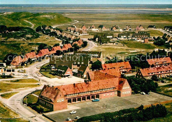 List Sylt Fliegeraufnahme Schule mit Moewenbergstrasse